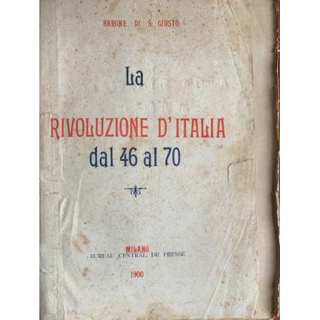 La rivoluzione d'Italia dal '46 al '70