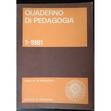 Quaderno di pedagogia