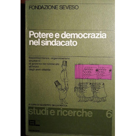 Potere e democrazia nel sindacato: rappresentanze  organizzazione strumenti di governo nel sindacato all'inizio degli anni ottan