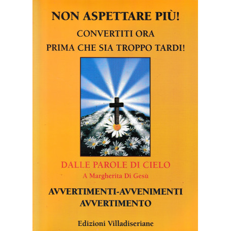 Non aspettare più! : convertiti ora prima che sia troppo tardi : dalle parole di cielo a Margherita di Gesù : avve