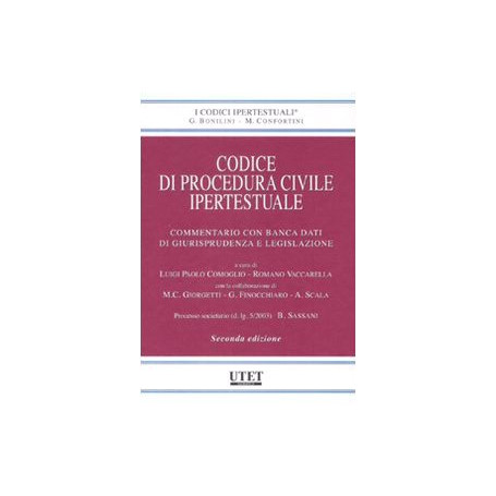 Codice di procedura civile ipertestuale : commentario con banca dati di giurisprudenza e legislazione. Processo societario (D. l