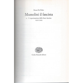 Mussolini il fascista