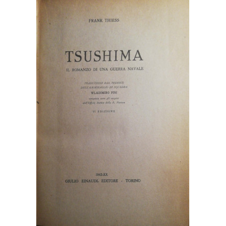 Tsushima  il romanzo di una guerra navale