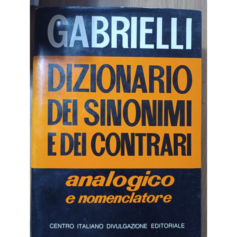 Dizionario dei sinonimi e dei contrari