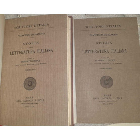 Storia della letteratura italiana. Volume I II