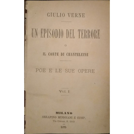 Un episodio del terrore o il conte Chanteleine