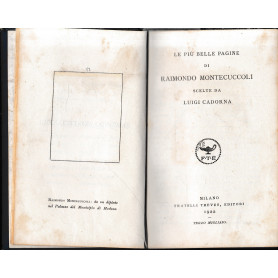 Le più belle pagine di R. Montecuccoli scelte da L. CadornaLibrisaggi