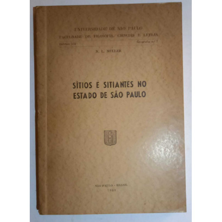 Sitios e sitiantes no estado de Sao Paulo