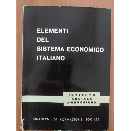 Elementi del sistema economico italiano