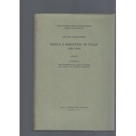 BANCA E INDUSTRIA IN ITALIA 1894-1906 vol I