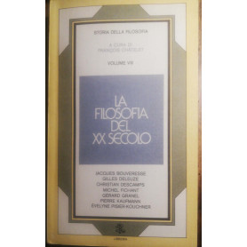 La filosofia del secolo XX  vol. VIII