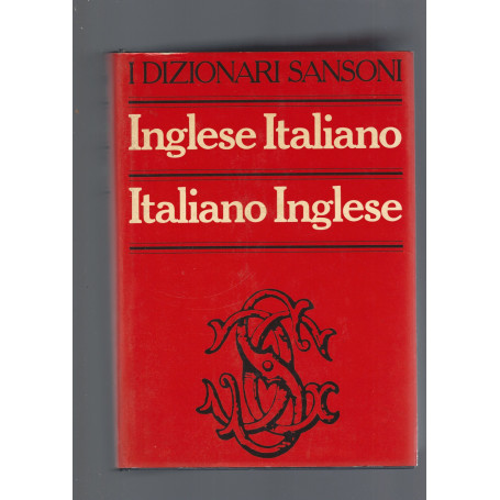 DIZIONARIO INGLESE-ITALIANO  ITALIANO-INGLESE