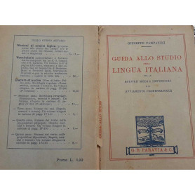 Guida allo studio della lingua italiana