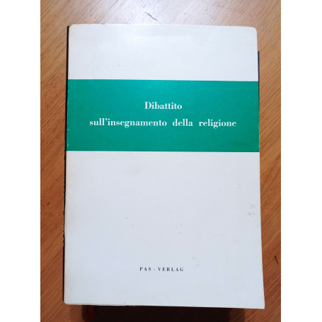 Dibattito sull'insegnamento della religione