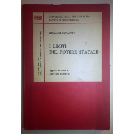 I limiti del potere statale
