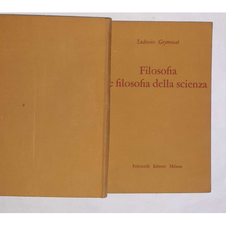 Filosofia e filosofia della scienza