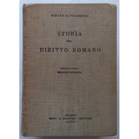 Storia del Diritto Romano