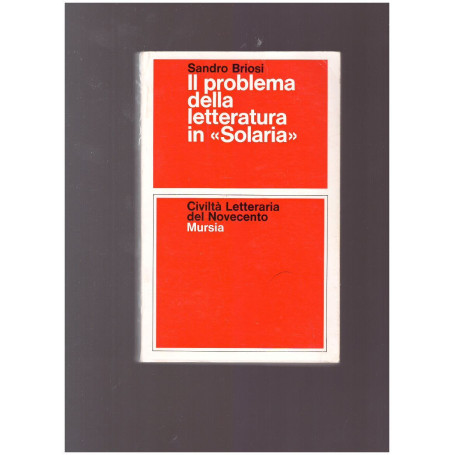 IL PROBLEMA DELLA LETTERATURA IN "SOLARIA"