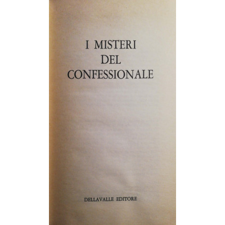 I misteri del confessionale