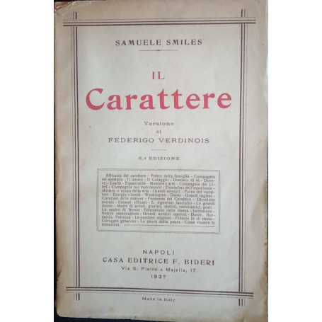 Il carattere