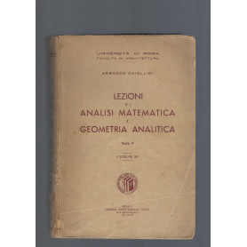 LEZIONI DI ANALISI MATEMATICA E GEOMETRIA ANALITICA  parte I