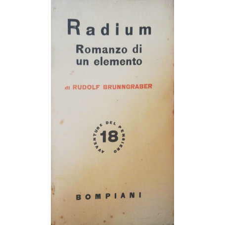 Radium  romanzo di un elemento