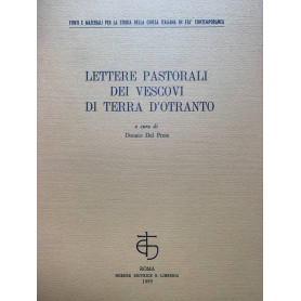Lettere pastorali dei vescovi di Terra d'OtrantoLibrisaggi