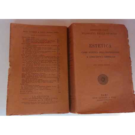 Estetica. Come scienza dell'espressione e linguistica generale