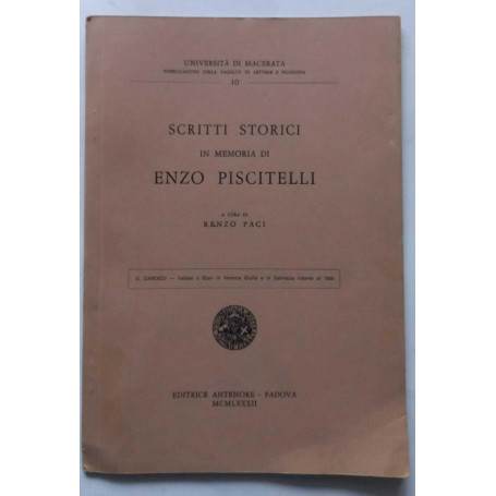 Scritti storici in memoria di Enzo Piscitelli. (Estratto)