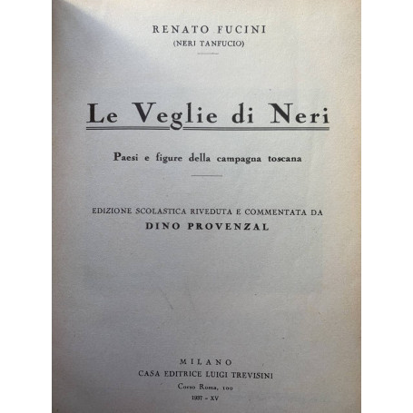 Le veglie di Neri. Paesi e figure della campagna toscana