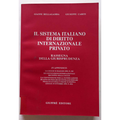 Il sistema italiano di diritto internazionale privato