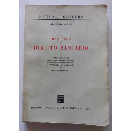 Manuale di Diritto Bancario