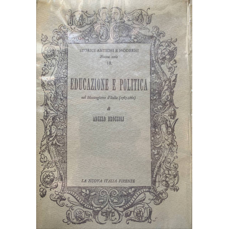 Educazione e politica nel Mezzogiorno d'Italia