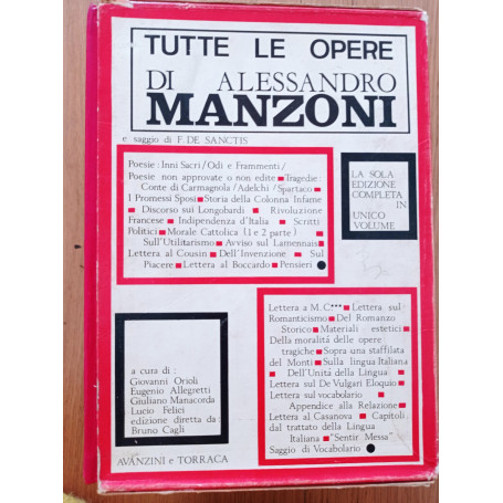 Manzoni tutte le opere