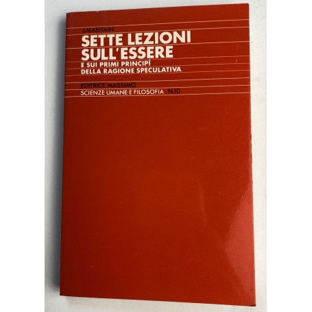 Sette lezioni sull'essere e sui primi principi della ragione speculativa
