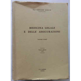 Medicina legale e delle Assicurazioni. (4 Volumi)