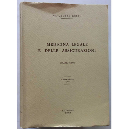 Medicina legale e delle Assicurazioni. (4 Volumi)