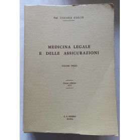 Medicina legale e delle Assicurazioni. (4 Volumi)