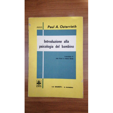 Introduzione alla psicologia del bambino