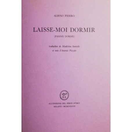 Laisse-moi dormir