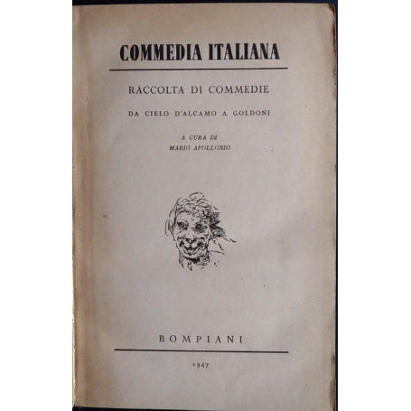 Commedia italiana. Raccolta di commedie