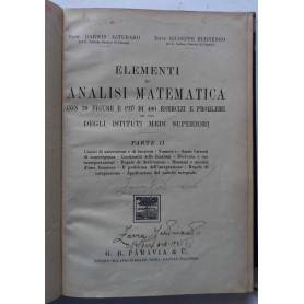 Elementi di Analisi Matematica. Parte II  piu' Appendice.