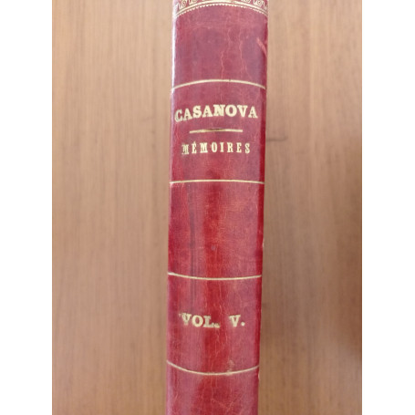 Memoires de Jacques Casanova Tomo V