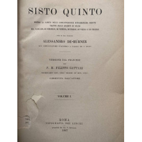 Sisto Quinto. Volume I