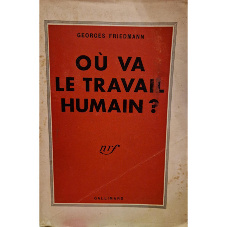 Où va le travail humain ?