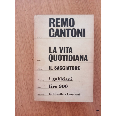 La vita quotidiana