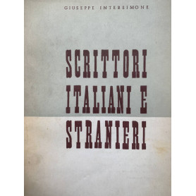 Scrittori italiani e stranieriLibrisaggi