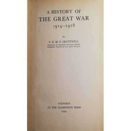 A  History of the great war 1914-1918