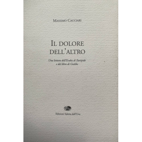 Il dolore dell'altro