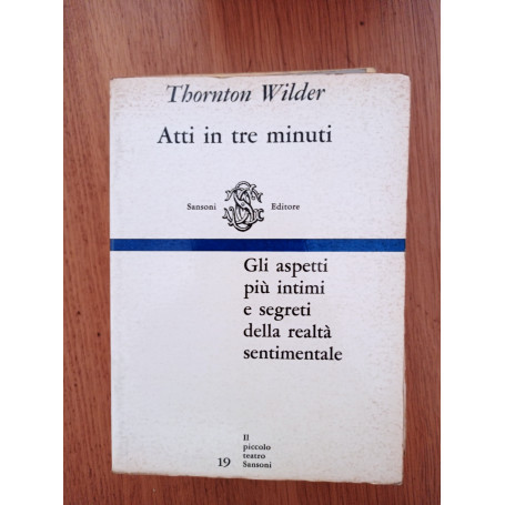 Atti in tre minuti